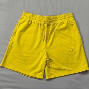 GSUWOO So Real Yellow Papa Lounge Shorts